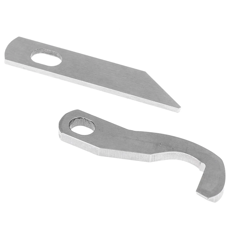 2Pcs Steel Knife Overlock Blade - Upper and Lower compatible for 925D 929D 1034D XB0563001+ X77683001 5BB5014