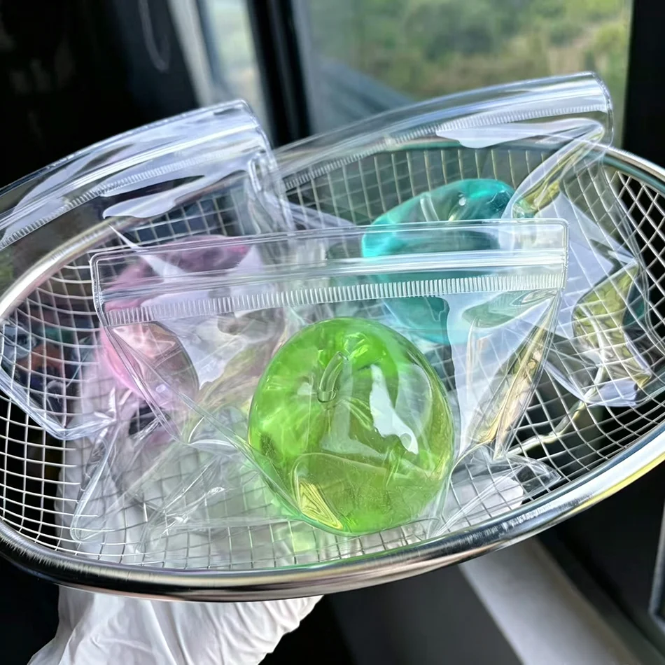 New Green Apple Squeeze Toys Stress Relief Vent Fidget Toys Plasticity Squeeze Toy Relaxing Gift for Friends