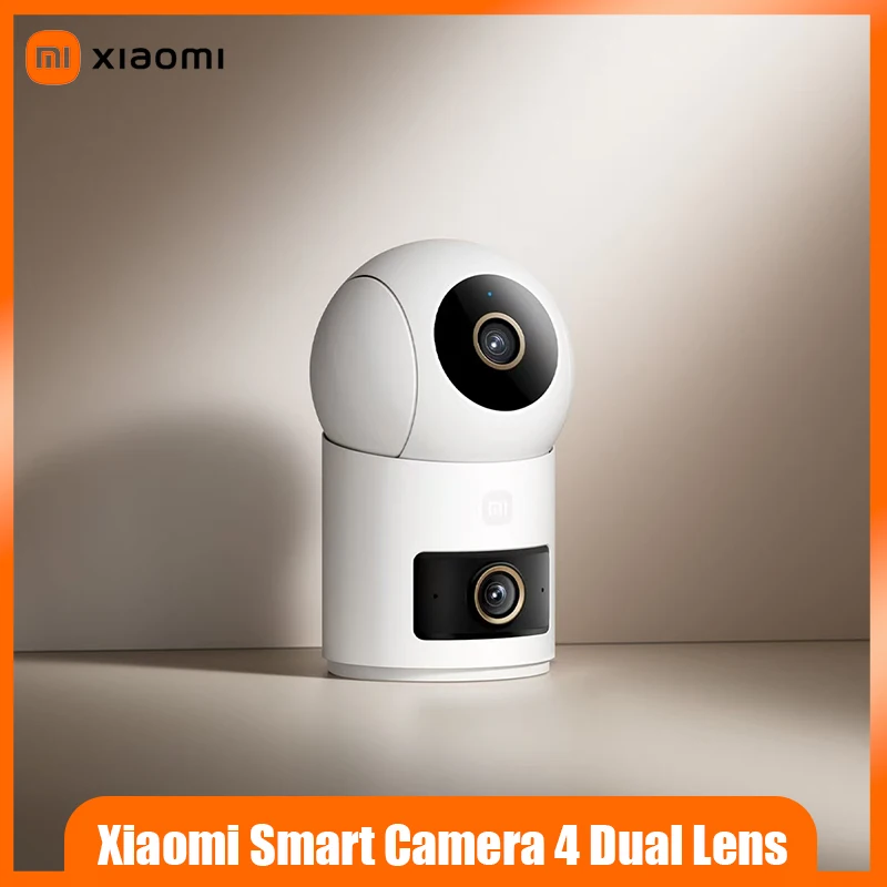 Xiaomi Smart Camera 4 Dual Camera Edition Dual 5MP 3K HD Infrared Night Vision Full Color Night Vision 360° Home Surveillance