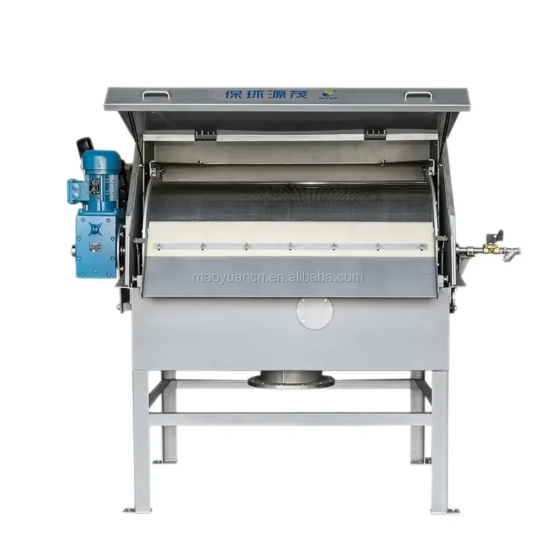 Rotary Drum Screen Rake bar Screen at the Front of the Sewage Treatment Plant