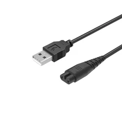 Cabo de carregamento USB para Hatteker, aparador de cabelo, barbeador elétrico, aparador de barba, RFC-598, RFC-588, RFC-690, RFC-696, RSCX-7568, 5V