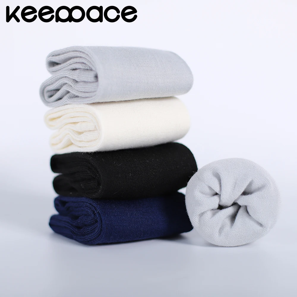 Keeppace 3 زوج الرجال تو منفصلة إصبع الجوارب تنفس المضادة للانزلاق القطن كرة السلة الأوسط جوارب أنبوبية خمسة أصابع الجوارب داخلي #5