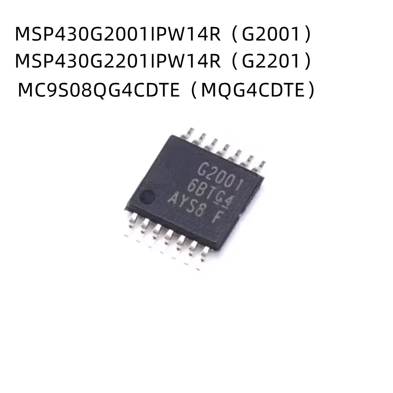 10Pcs/Lot MSP430G2001IPW14R G2001 MSP430G2201IPW14R G2201 MC9S08QG4CDTE MQG4CDTE PCM5101A PCM5101APWR TSSOP New Original