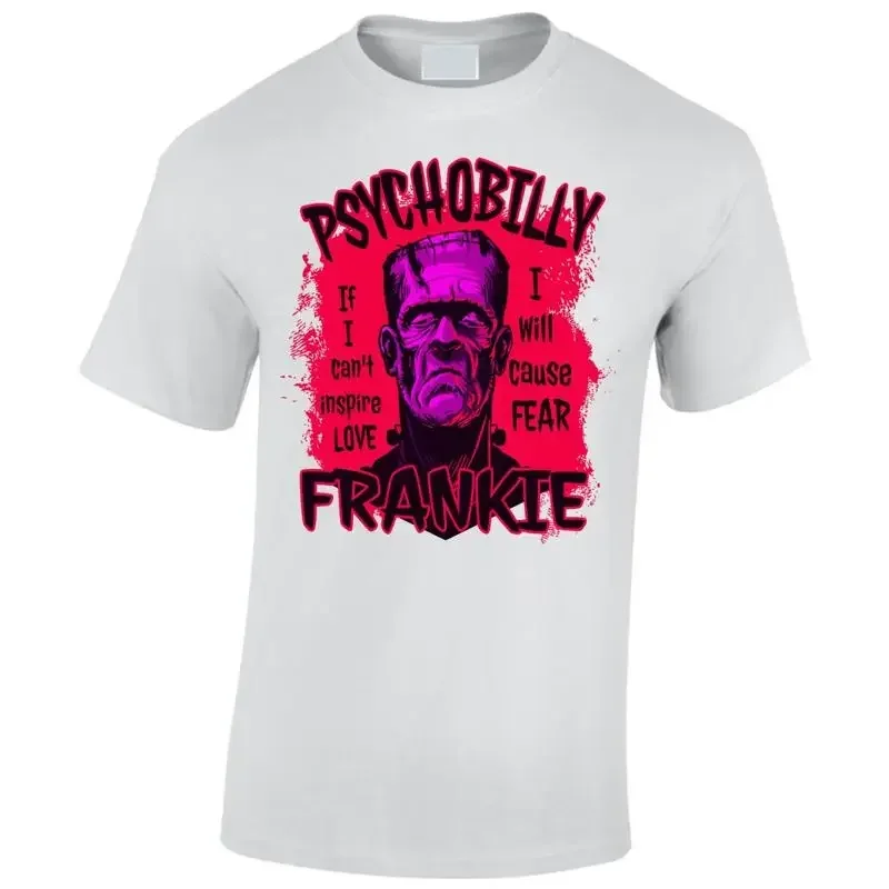 Psychobilly T Shirt Mens Kids Funny Sad Gothic