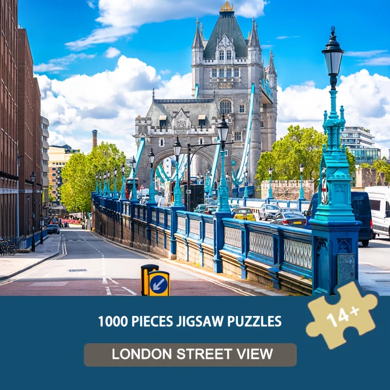 

Пазл London Street View из 1000 предметов — культовый шедевр городской пейзажа 50x70 см, идеально подходит для взрослых, домашний декор, подарок премиум-класса