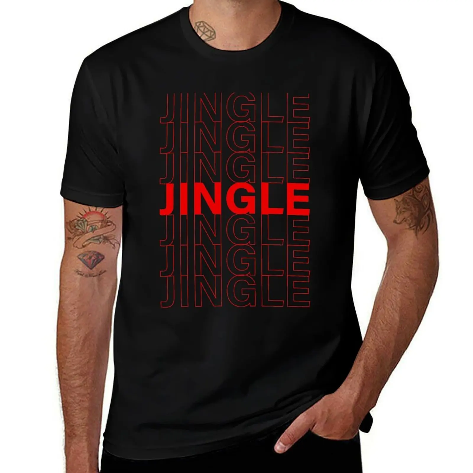 Jingle On Repeat - Рождественская футболка, легкая спортивная футболка для бега