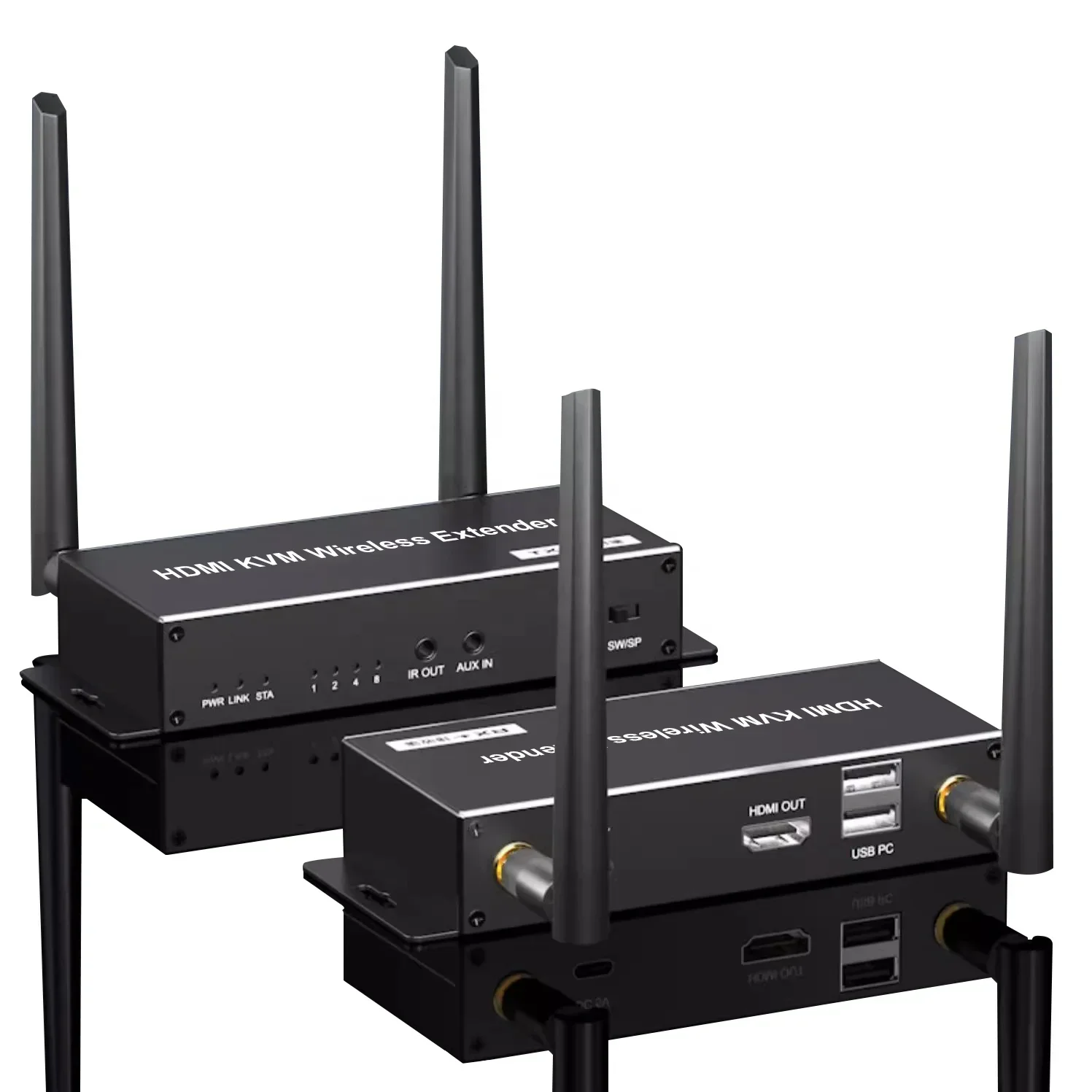 2026/Justlnk 4K Wireless HDMI KVM Extender 200m 5G wifi extender HDMI USB KVM extender Audio Video Transmitter and Receiver Send