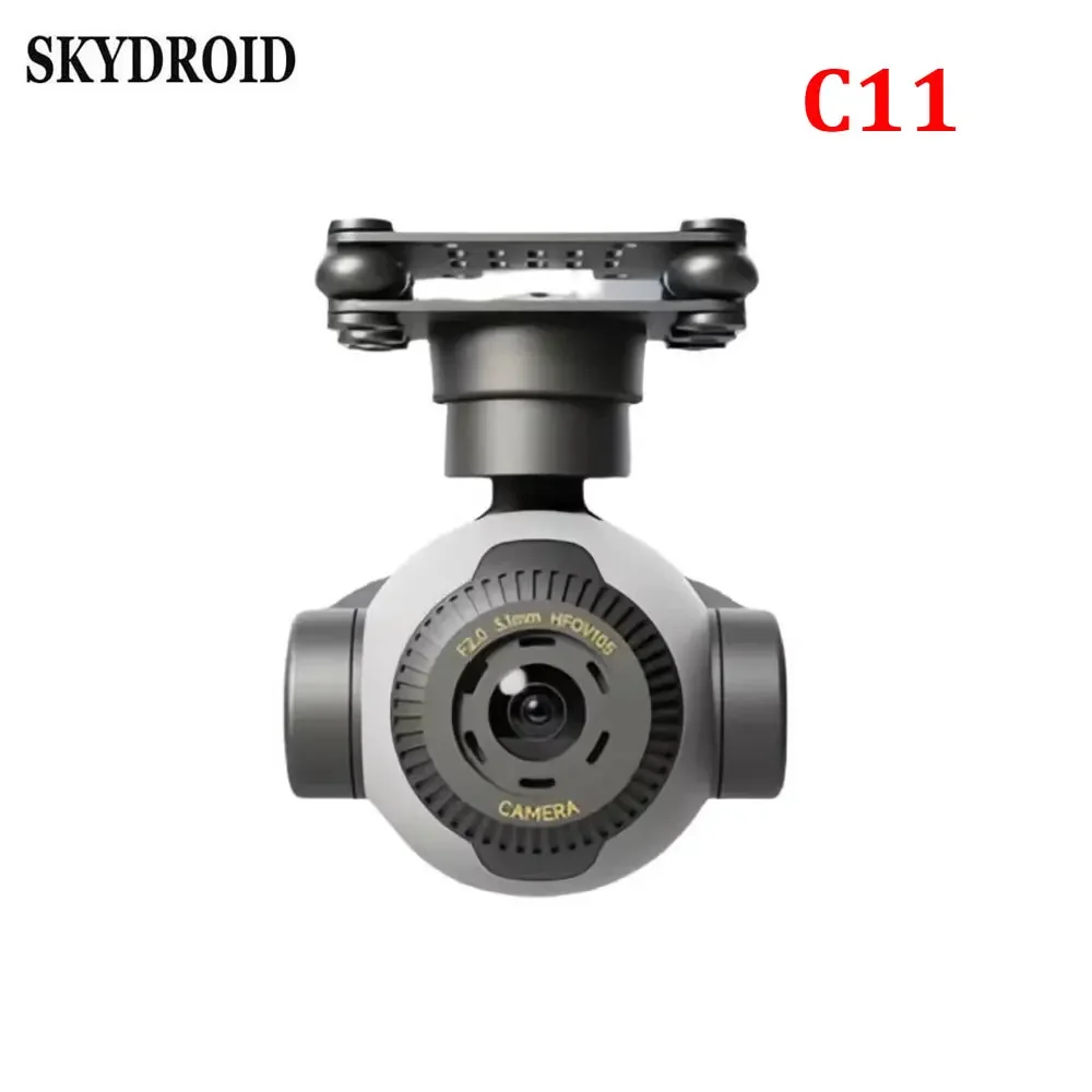 SKYDROID C11 4K 8MP 3-Axis Gimbal Camera 30x Digital Zoom 101g Lightweight Camera for Drone RC Vehicle
