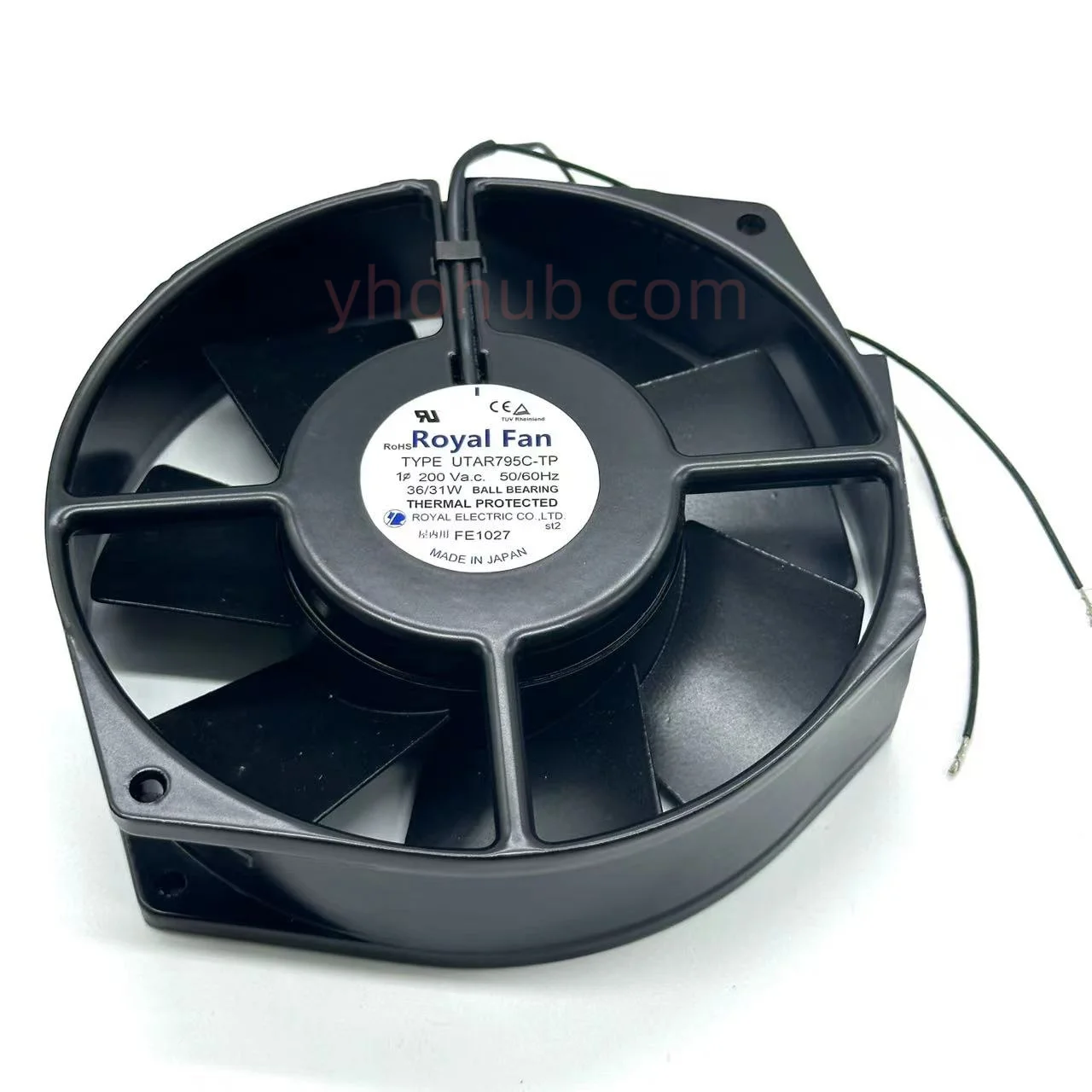 Real Utar795c-tp ac 200v 36 31w 172x151x38 mm Ventilador de Refrigeração do Servidor de Fios fã