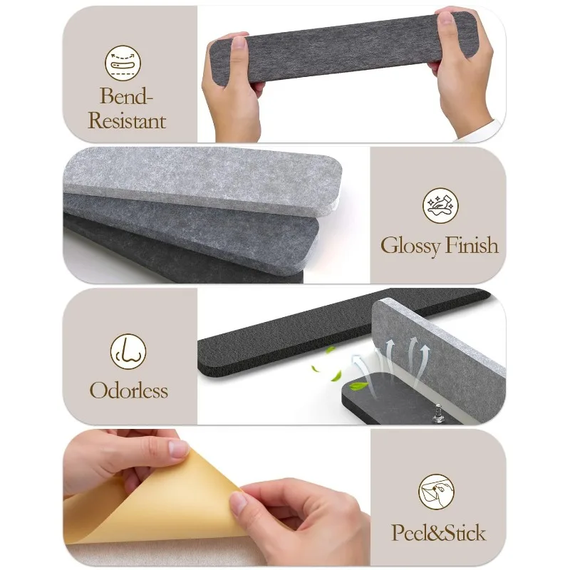 Romantic Message Board Self-Adhesive Soft Felt Bulletin Board Message Board, Blackboard Bulletin Board, Decoration Message Board - view 4