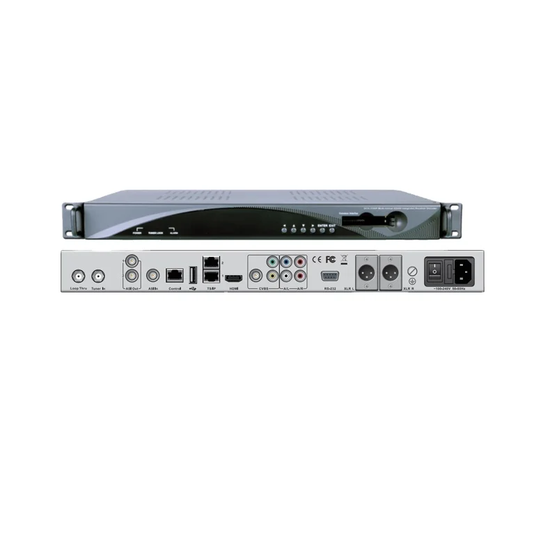 Digital DVB-C DVB-S2 Multi Channel Satellite Receiver Decoder IRD Gateway