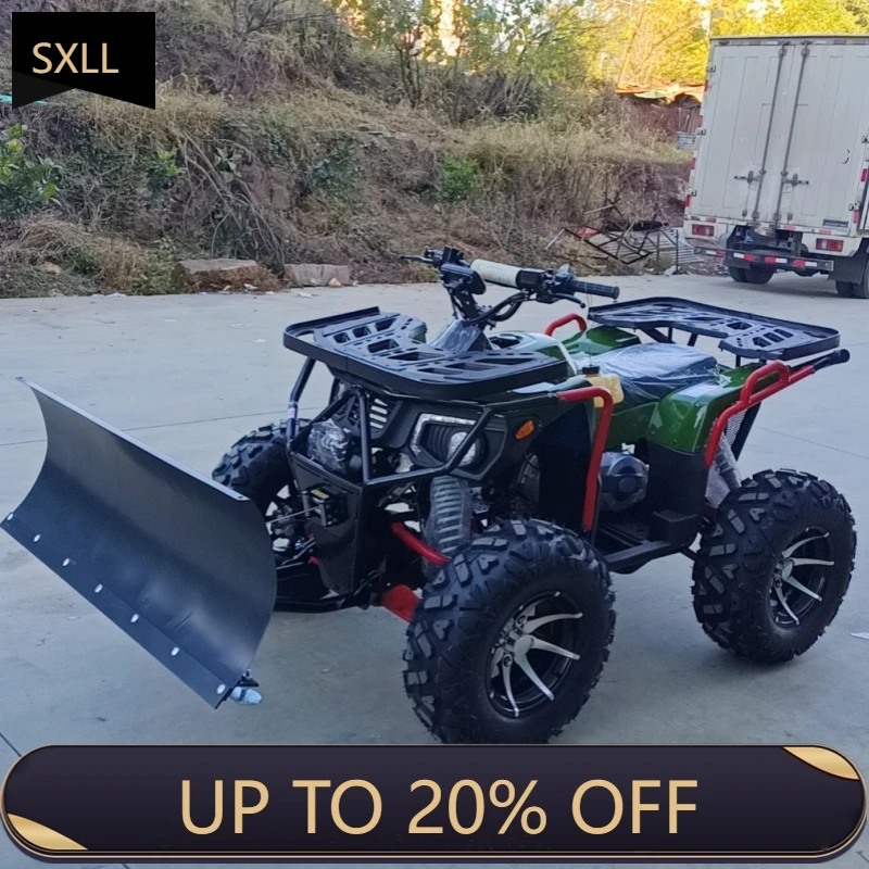 

SXLL Adult 350cc Automatic 4x4 Quad Bike ATV Snow Shovel 4WD Drive and Shaft Drive