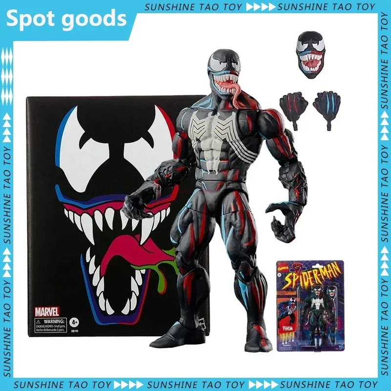 

Marvel Legends Retro Spider Man 6 Inch Venom Action Figure Sdcc Limited Edition Venom Figures Collectibl Model Toys Gift