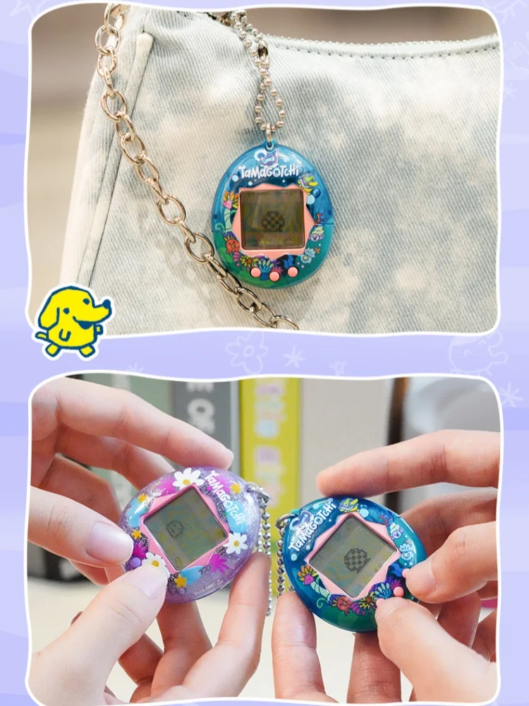 New Genuine Bandai Tamagotchi Reproduction Series Yuanzu Machine Pendant Electronic Pets Classic Game Console  Memories Toy