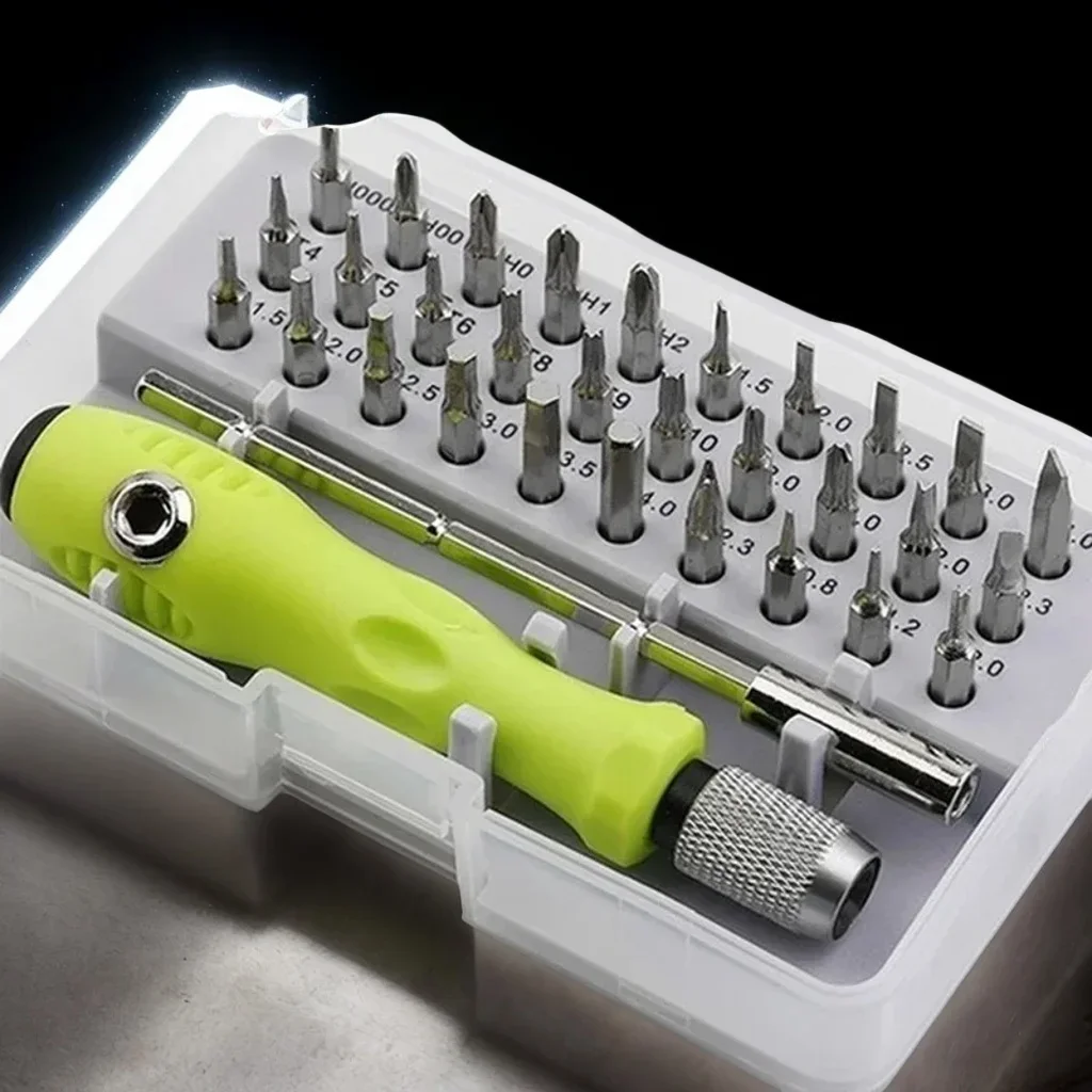 

16/32pcs Motorcycle Repair Screwdriver Set - Precision Mini Magnetic Bits for Phones, iPads, Cameras & Motorcycle Maintenance