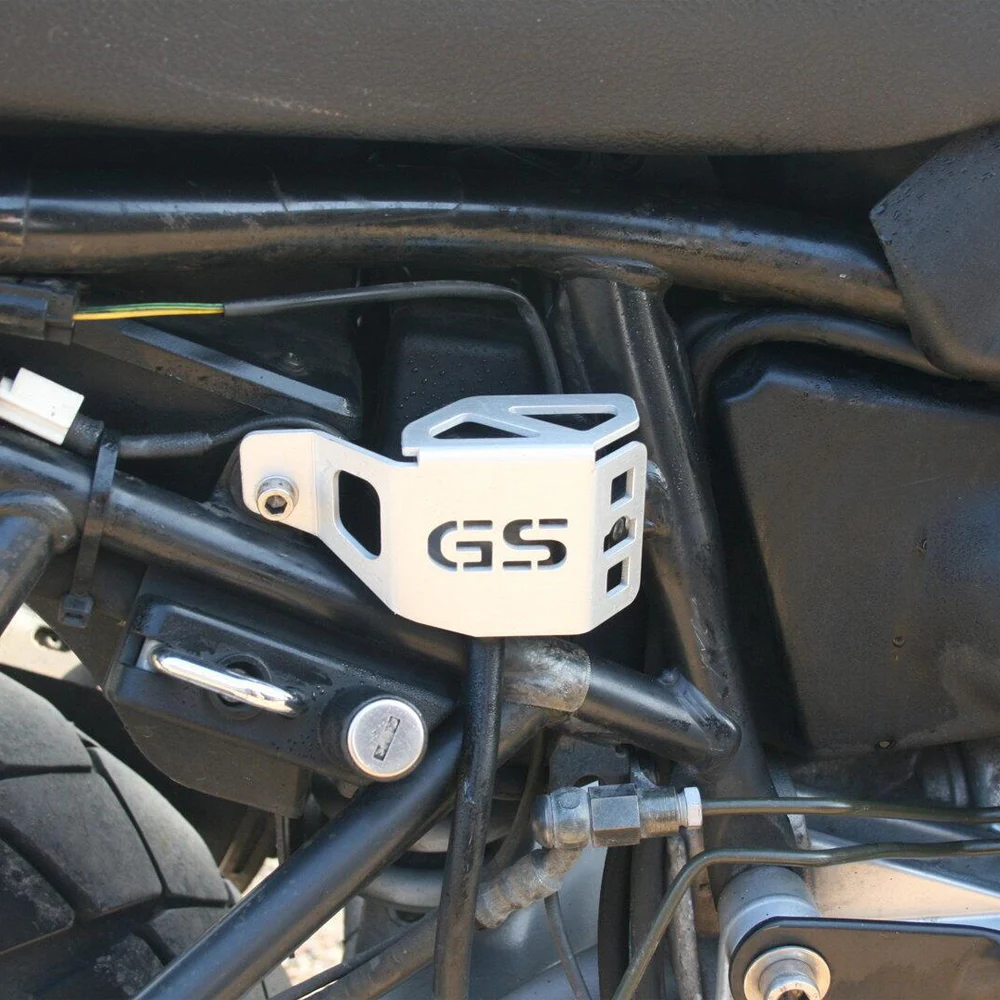 FOR BMW R1150GS R1150 R 1150 GS R 1150GS ADVENTURE 1999-2004 Rear Brake Pump Fluid Tank Oil Cup Reservoir Guard Cover Protector