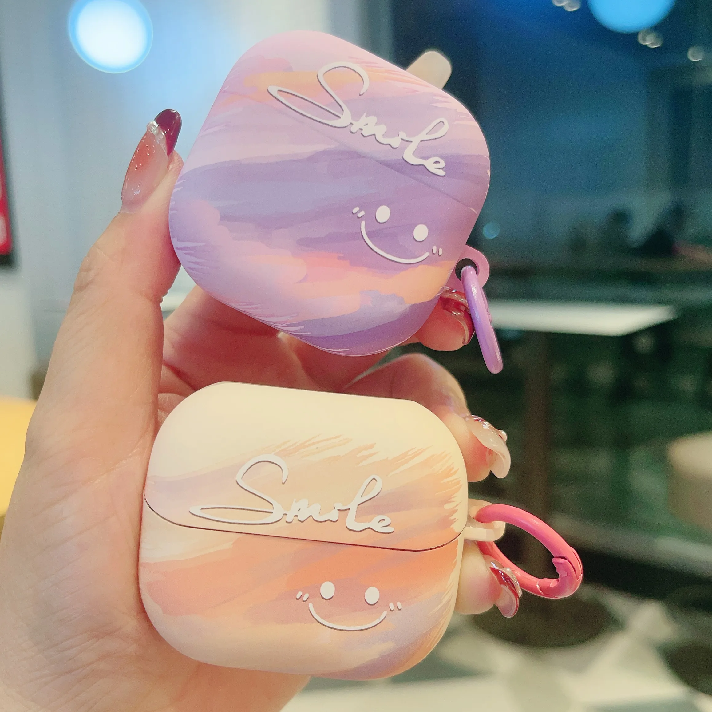 Earphone Case For Samsung Galaxy Buds4 Pro Buzz 4 Pro For Buds3 FE Cover Soft TPU Smile Protection Shockproof With Keychain Boxs
