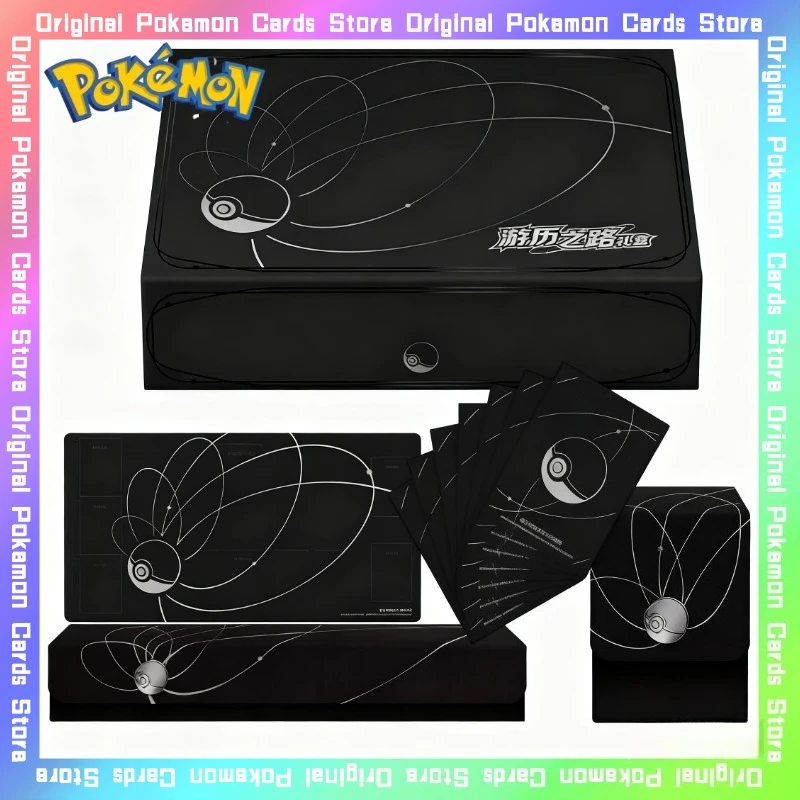 

В наличии оригинальная Покемон, первый второй третий юбилей, подарочная коробка для путешествий, торговая PTCG, упрощенные китайские коллекционные открытки, подарок