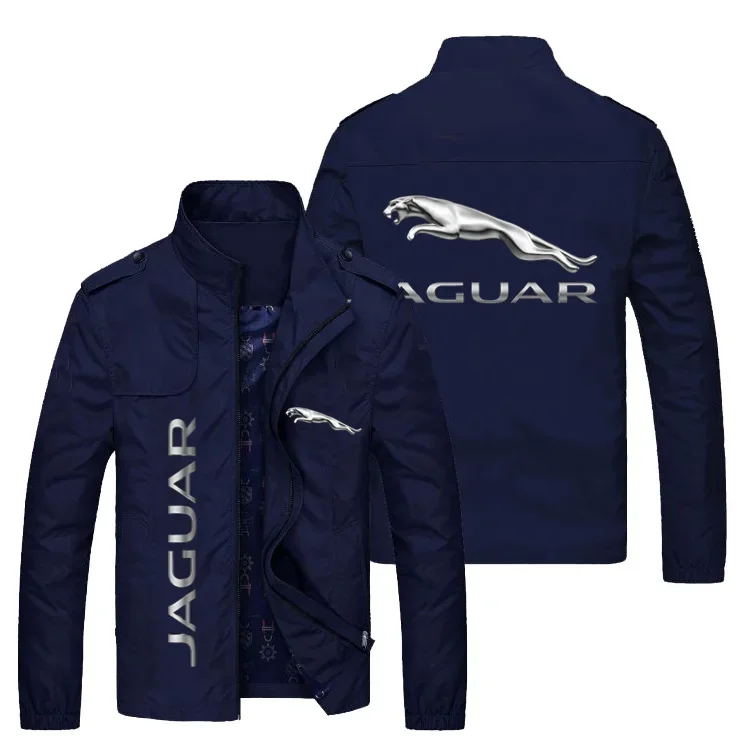 

NEW Spring Autumn Men JAGUAR LOGO jackets Popular Printed casual fashion loose biker jacket Men street baseball uniform