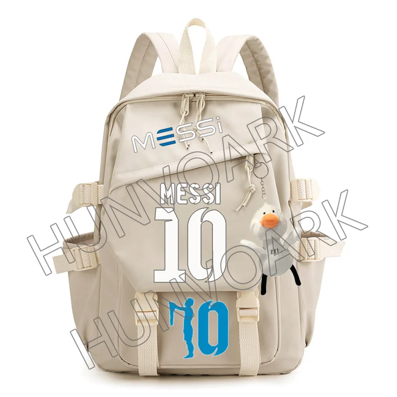 Messi School Backpack Ins Children School Bags Boys Girls Laptop Daypack Kids Waterproof Large Capacity Teens Travel Mochilas