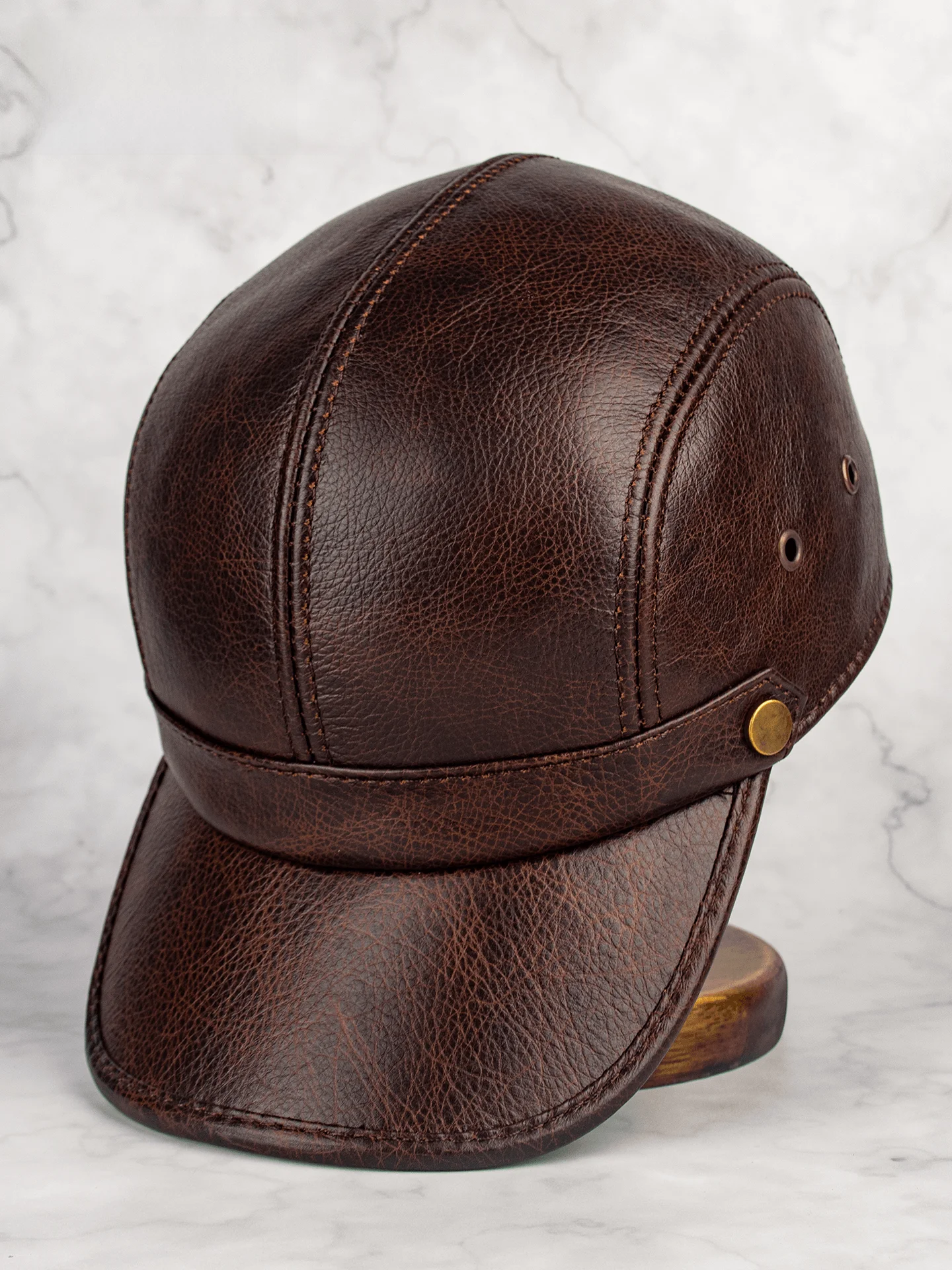 guangdi-gorra-de-beisbol-unisex-de-cuero-genuino-para-primavera-otono-e-invierno-gorra-delgada-con-visera-gorra-de-algodon