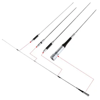 SG7900 V Çift Bantlı Anten 144/430Mhz SG-7900 Yüksek dBi Kazançlı Araç Radyosu An
