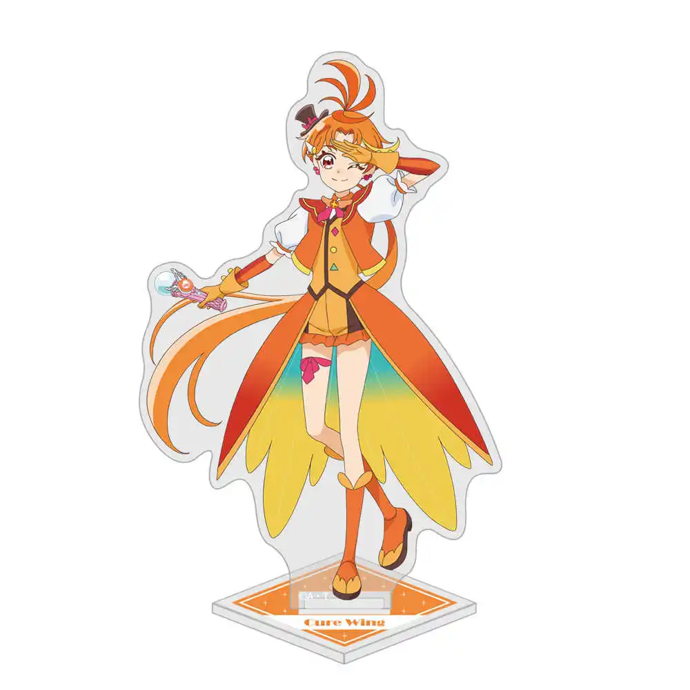 Popular Anime Game Precure, Cura Boneca Stand Acrílico, Maravilhosa Figura Amigável, Acessórios de Placa Modelo, Fãs Presentes, 15cm