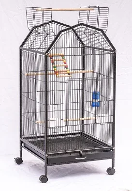 Factory direct supply pet cage Xuan Feng parrot cage wholesale multi-functional group bird cage tiger skin senior bird villa who