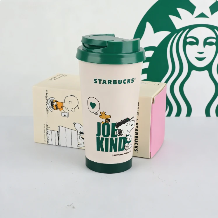 

Starbucks Inspired Joe Kind Snoopy Tumbler 16oz Double Wall Insulated Travel Coffee Cup Leakproof Lid Perfect Holiday Gift