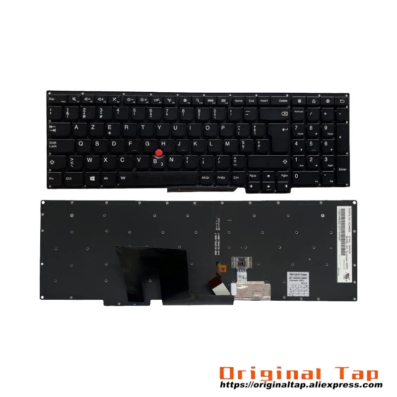 BE Belgian Backlit Keyboard for Lenovo Thinkpad S5 S531 S540 0C44808