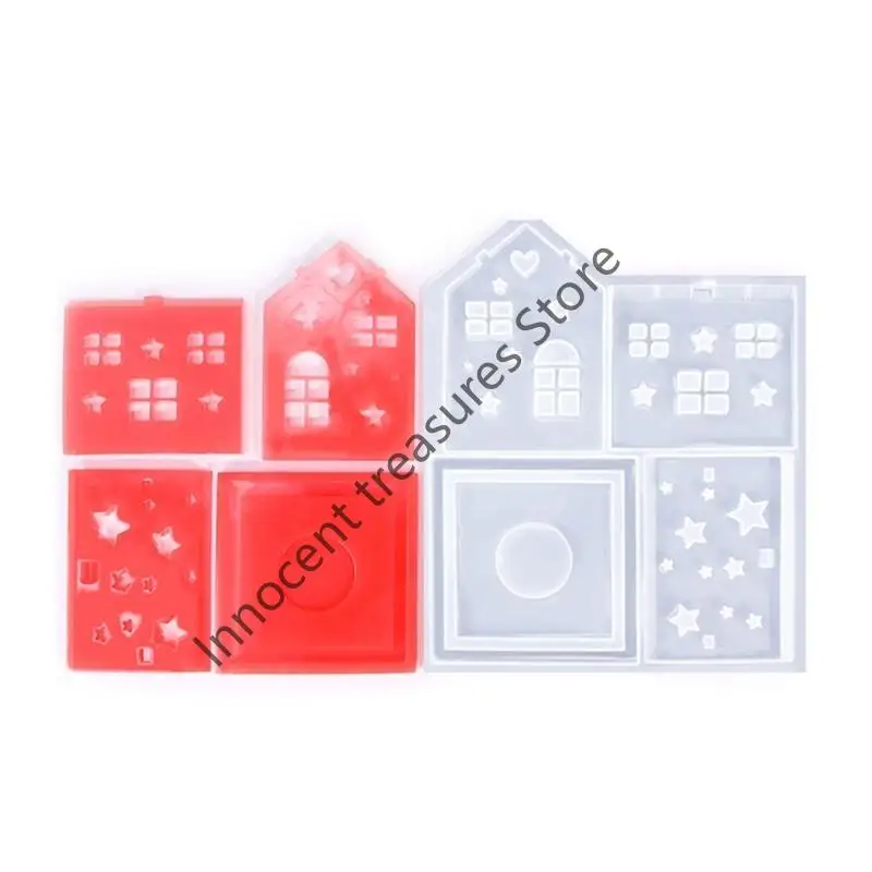 

3XUA Создайте собственное рождественское украшение дома с помощью наших легкосъемных гибких силиконовых форм, принадлежностей