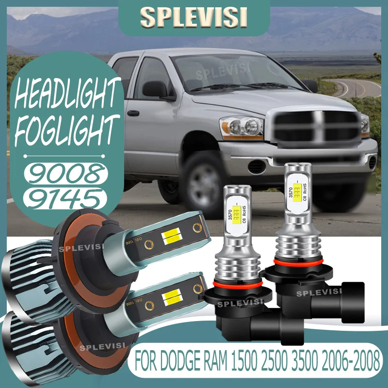 

Fast and Secure Installation Brighter More Energy-Efficient LED Headlight foglight For Dodge Ram 1500 2500 3500 2006 2007 2008