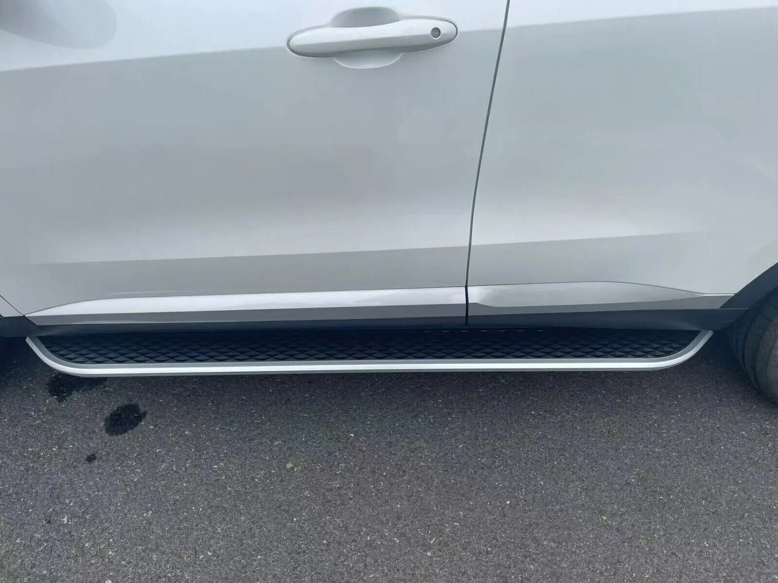 2 قطعة خطوة جانبية مناسبة لشركة هيونداي توكسون NX4 2022-2025 مجلس Nerf بار دواسة ألومنيوم (مع الأقواس)