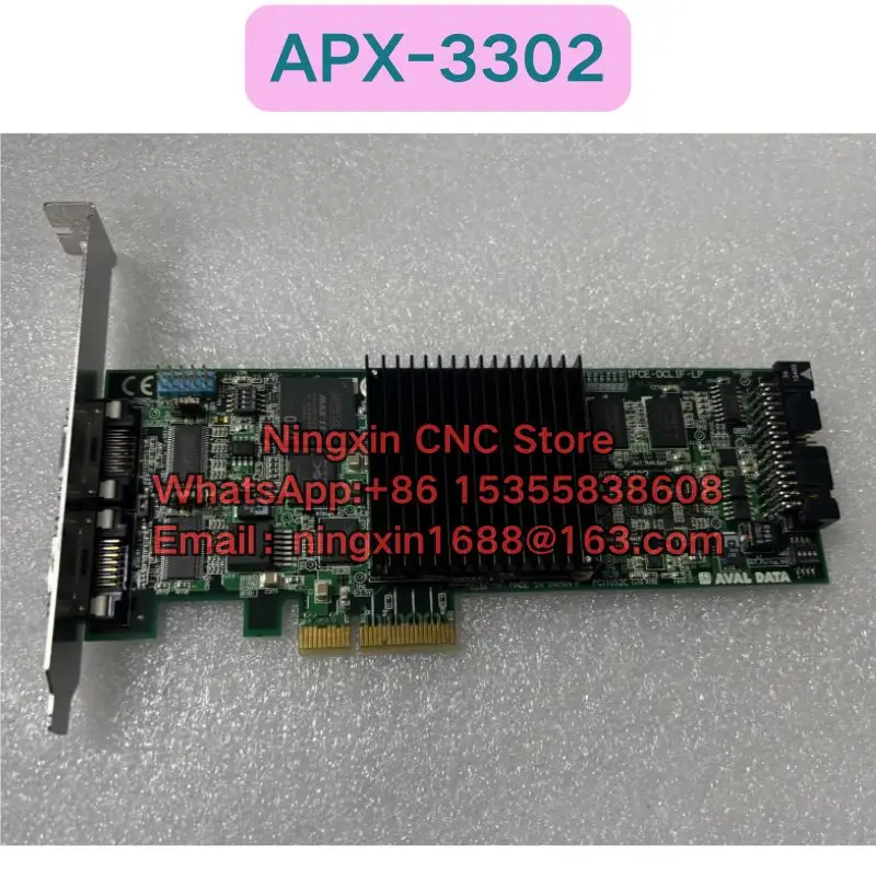 Second-hand APX-3302 IPCE-DCLIF-LP Image Acquisition Card Functional test OK Fast delivery