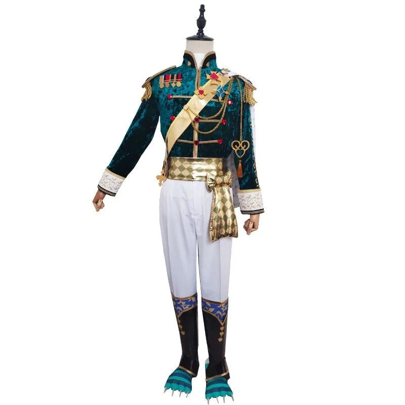 Costume de Cosplay en V pour Homme, Uniforme CheshireCat, Vêtements de Jeu, Robe de Soirée