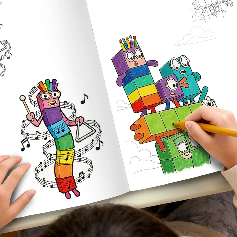 Niedliche digitale Malbücher, Anime-Cartoon-Linienzeichnungen, Skizzen-Bilderbuch für Kinder, Geburtstagsgeschenk für Kinder/Weihnachtsgeschenk – Detail 3