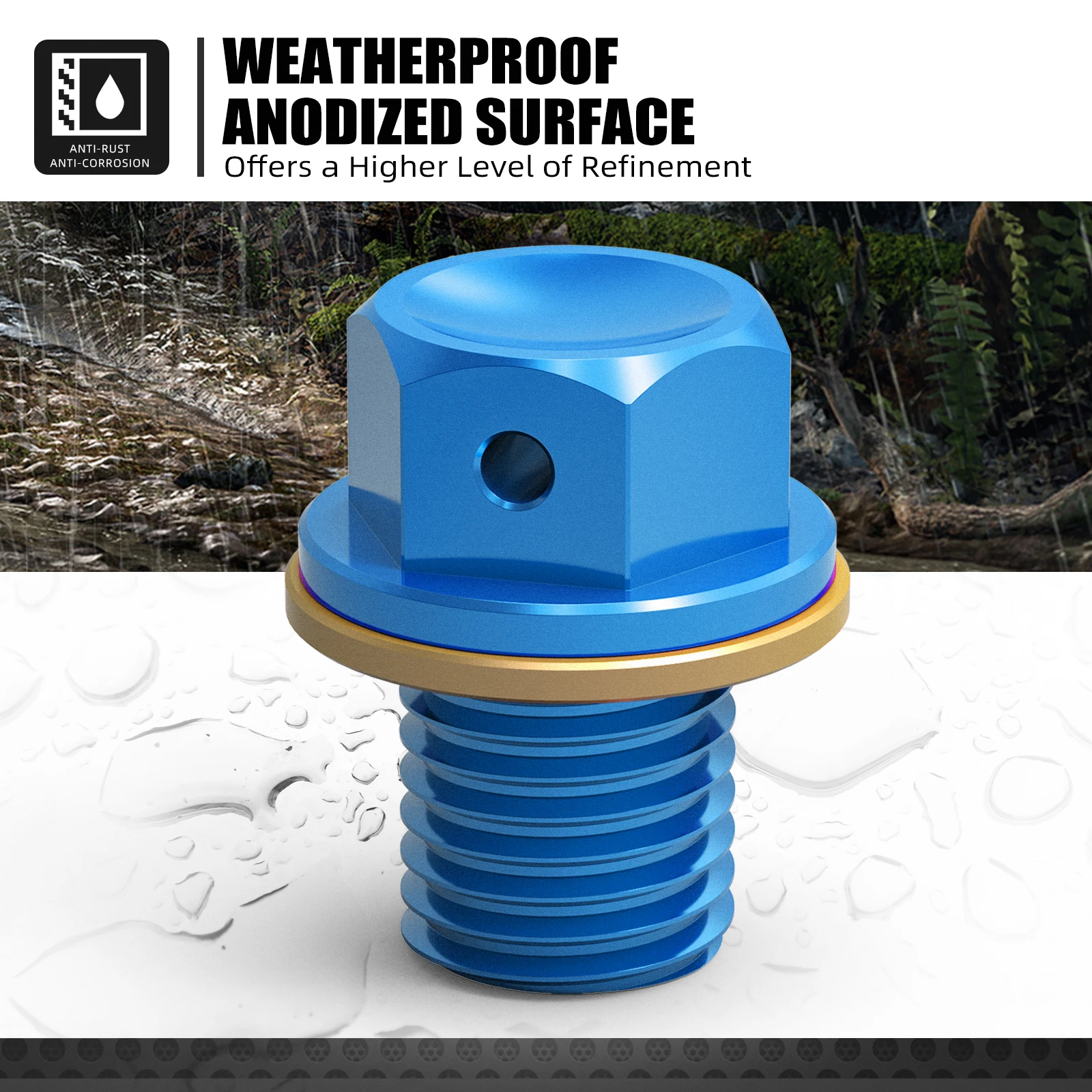 ヤマハ YZ 250/X Tricker Serow 250 XT250X WR250R/X カワサキ KLX150S KLX125 D-Tracker 125 KLX110/LM12x1.5 オイルドレンプラグボルト