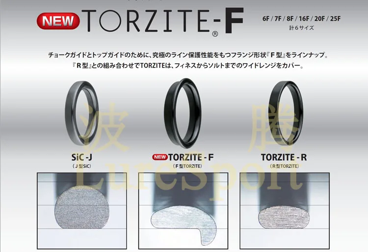 Japan FUJI TORZITE F Ring T-KGTT T2-KGTT Titannium Rahmen Top Führungsstange Baukomponente Reparatur Angelrute DIY Zubehör – Detail 4