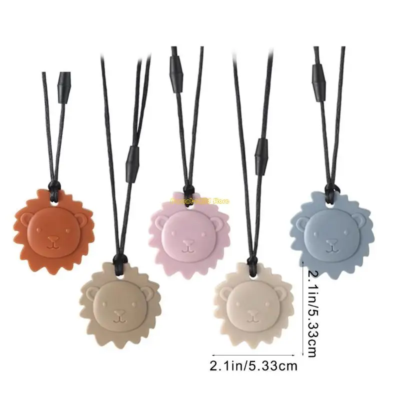 WXTD الأسد نمط الطفل عضاضة سيليكون لعبة التمريض طفل عضاضة المولي لعبة مضغة التسنين لعبة الإغاثة للطفل الصغير #6