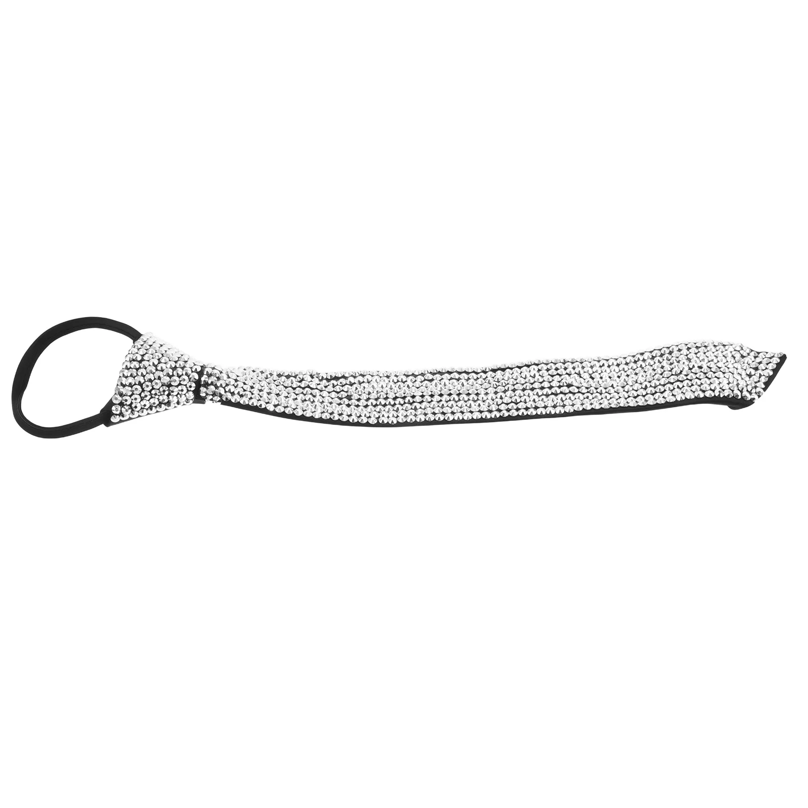 Gravata de strass geométrica textura de metal retro espumante gravata vintage cosplay formal casual acessórios de roupa