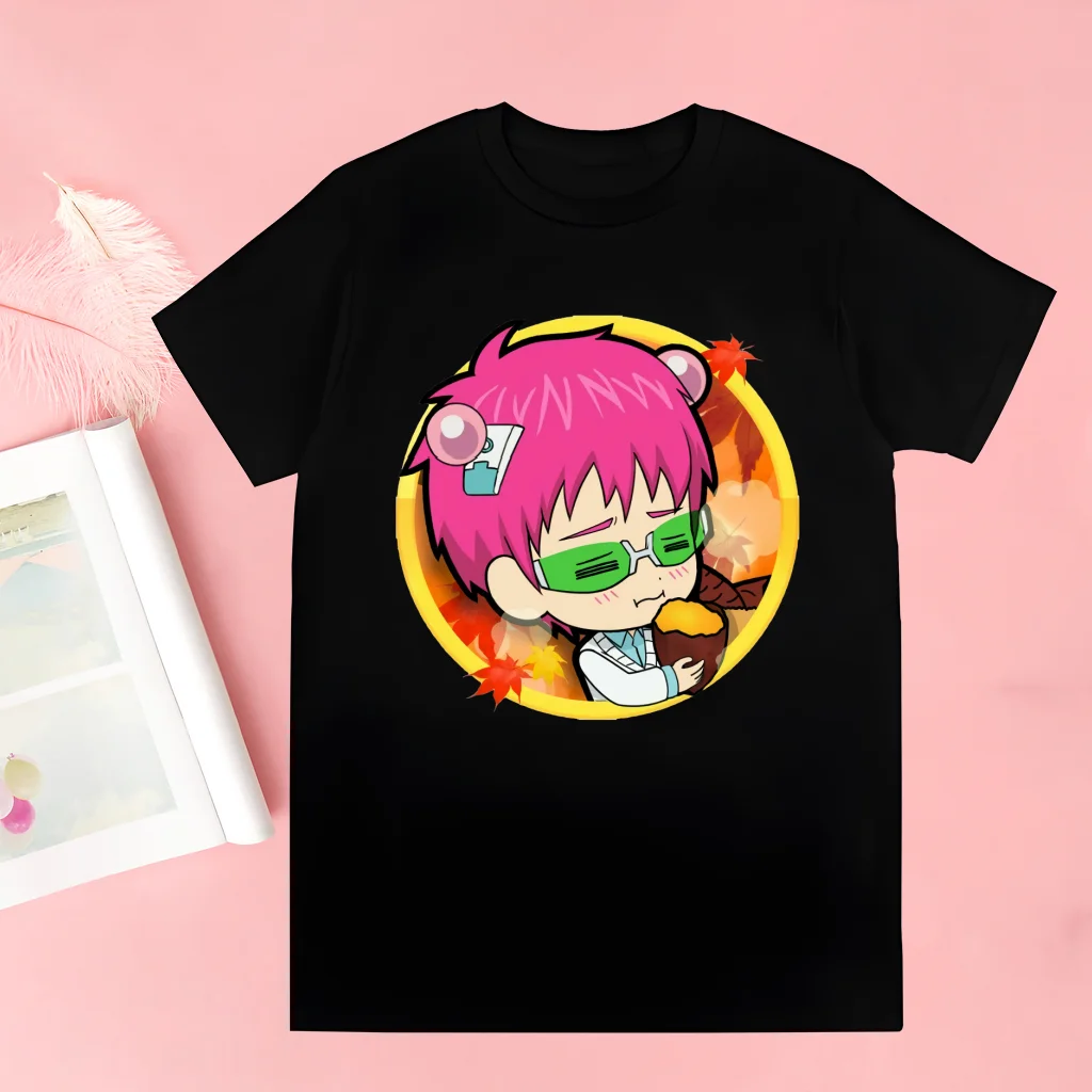 saiki k Shirt Novelty Men's Tshirt Cute Printing Shirt Mens Fashion T-Shirt For Men Casual Tops Short Sleeve