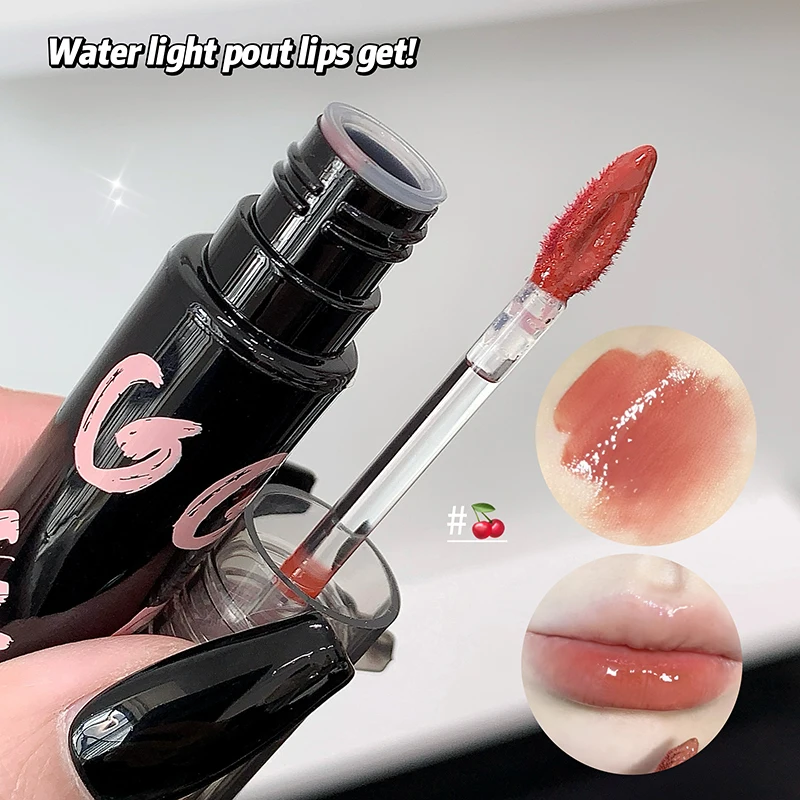 Bow Dudu Water Glitter Lip Glaze Licht, dun, hydraterend, delicaat, kleurweergave Water Glitter Lip Glaze