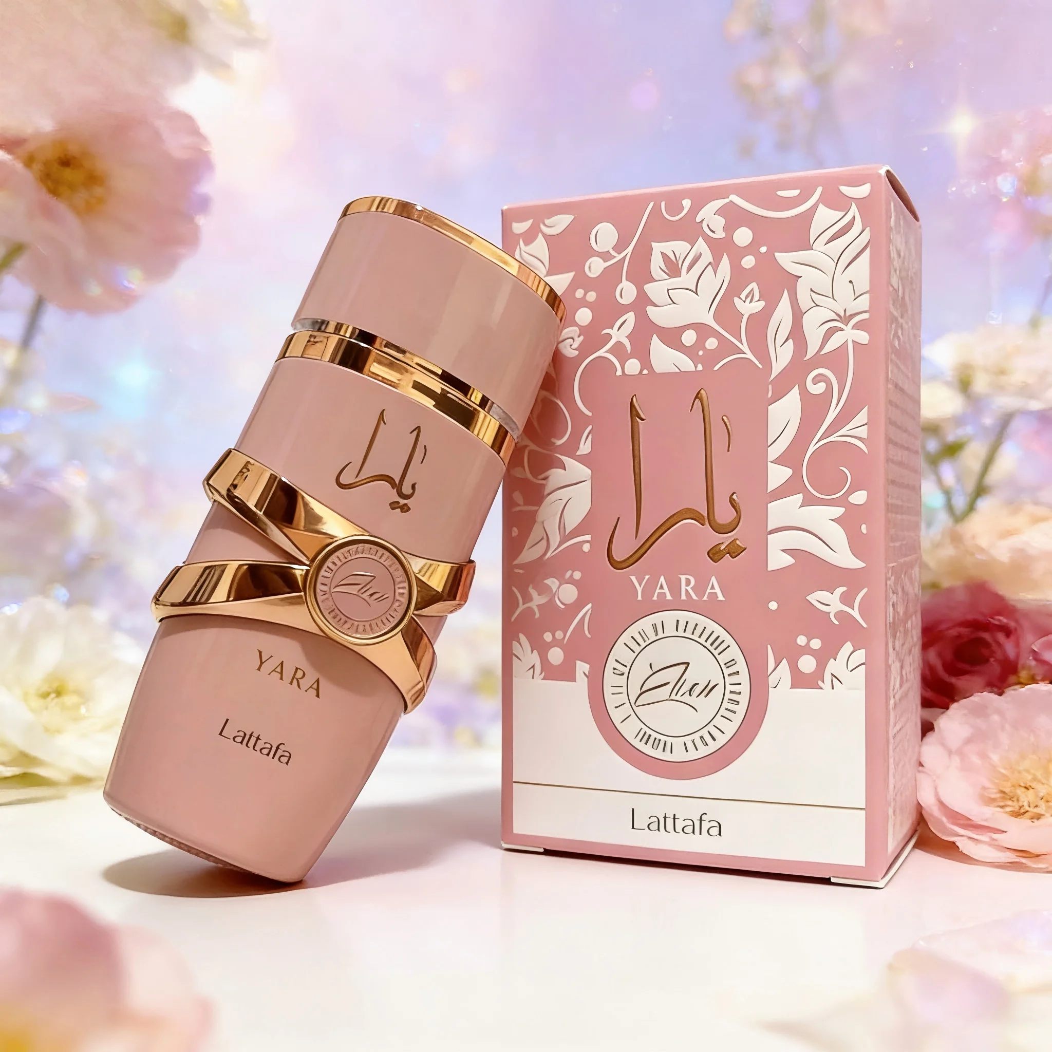 Lattafa Yara Elixir Eau de Parfum pour Femme 100ml, parfum gourmand à la vanille douce, senteur arabe, longue tenue, utilisation quotidienne