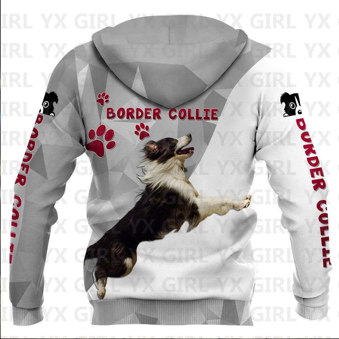 Beagle Paws/Border Collie Paws/Chihuahua Paws 3D Printed Hoodie Women For Men Pullovers Street Tracksuit Love Dog Gift