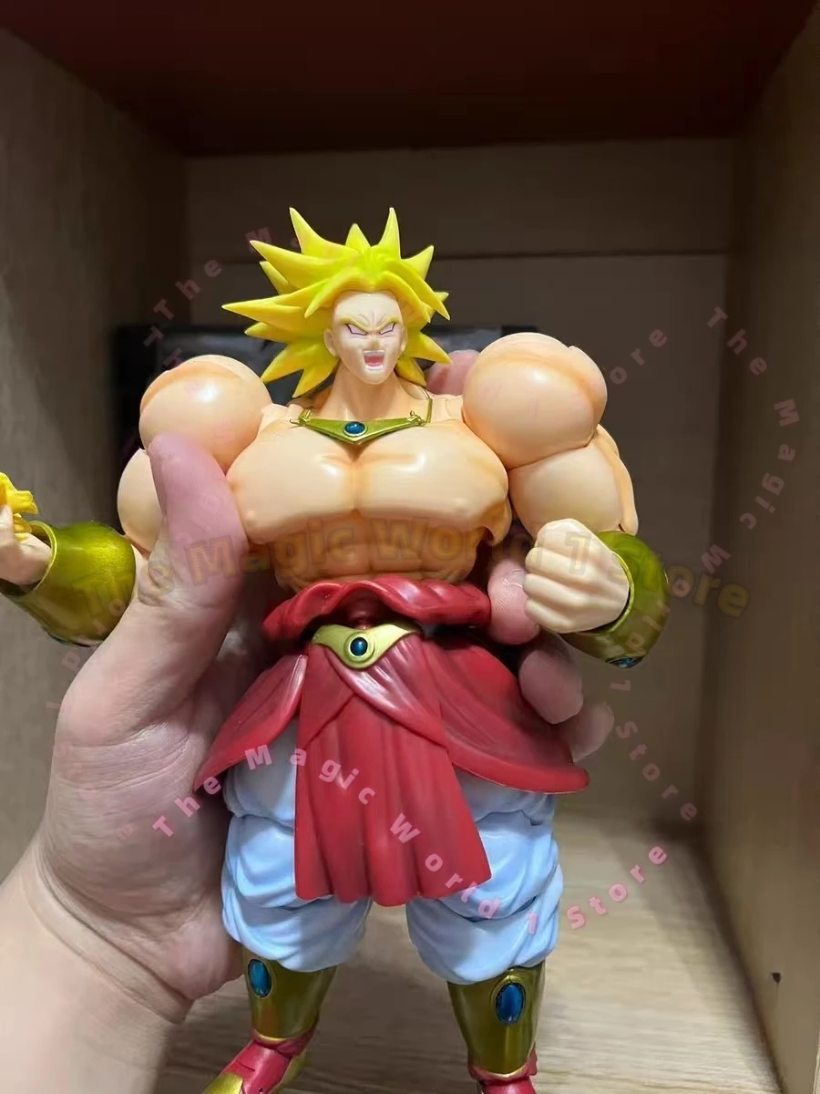 ฟิกเกอร์ Demoniacal Fit รุ่น Legendary Berserker-Cosmic Shock- โบรลี่ Demonic Pact ขยับได้ ของใหม่แกะกล่อง สีผมเหลืองและสีผมเขียว