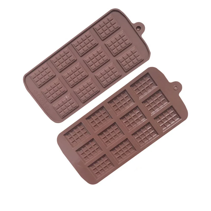 

Silicone Mold 12 Even Chocolate Mold Fondant Patisserie Candy Bar Mould Cake Mode Decoration Kitchen Baking Accessories