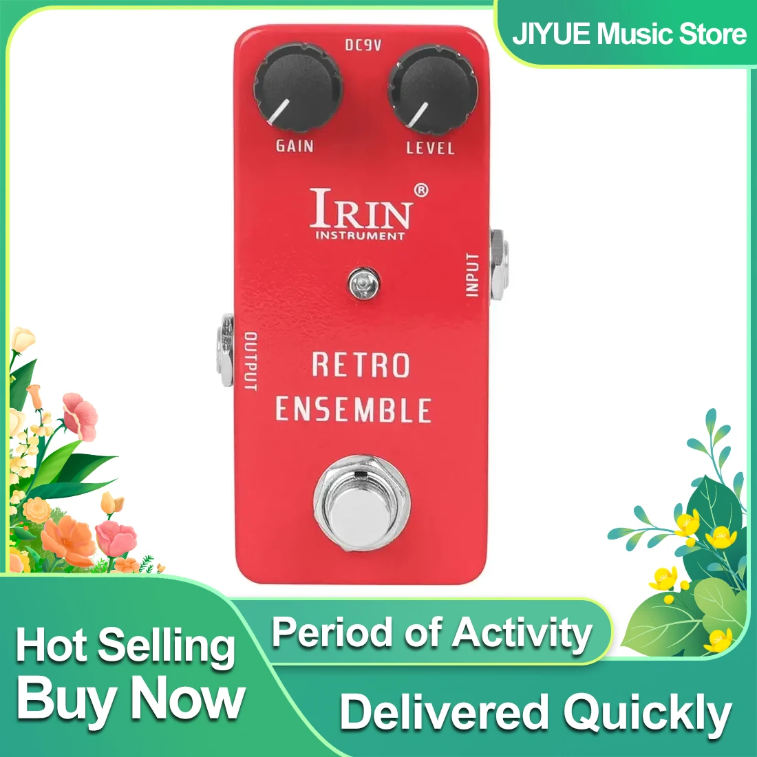 IRIN RS-05 conjunto Retro Pedal de efectos de Guitarra simular el coro efectos Retro pedales True Bypass piezas de Guitarra eléctrica