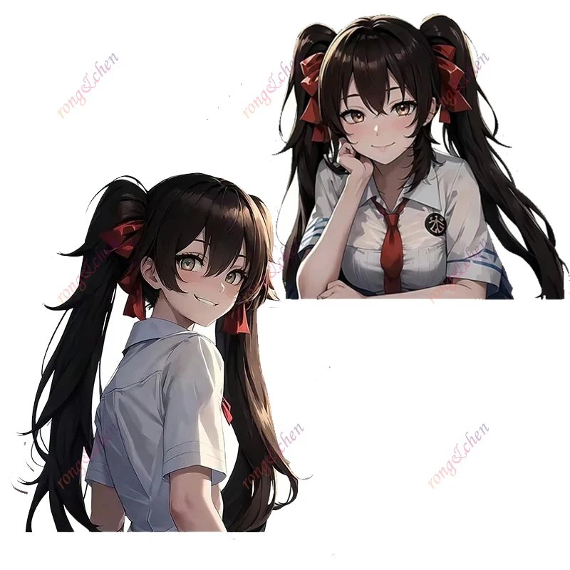 

Funny Car Sticker Girl Cartoon for Car Motorcycle Racing Helmet Laptop Trunk Body Car Window Surfboard Waterproof PVC Decals