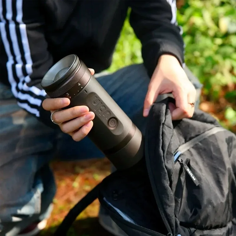 Portable Mini Espresso Coffee Maker Handheld Outdoor Camping Car Home Use Compact Italian Concentrated Coffee Brewing - view 3