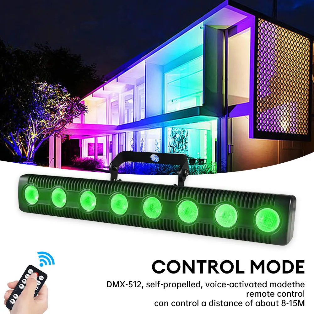 Imagem -02 - Led Disco Light Projector com Controle Remoto 18w Controle de Voz Ktv Bar Festa dj Luz Decorativa de Palco Lâmpada Par Spot Light